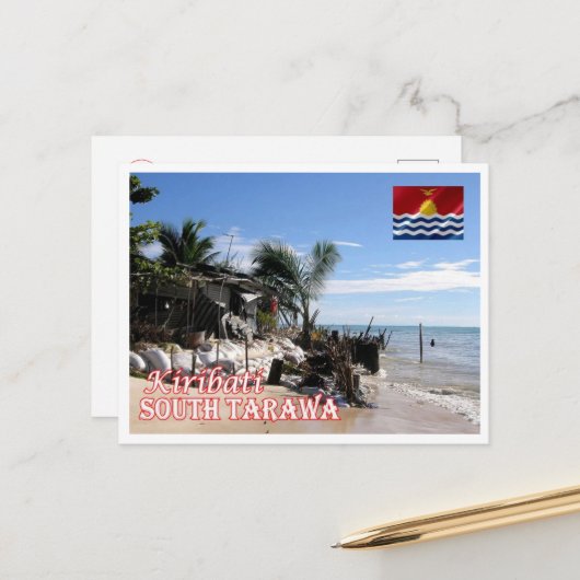 South Tarawa - Kiribati - Panorama - Postkarte (Vorderseite/Rückseite Beispiel)