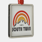 South Twin Mountain New Hampshire Ornament Aus Metall (Rechts)