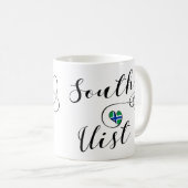South Uist Flag Herd, Äußere Hebriden Kaffeetasse (VorderseiteRechts)