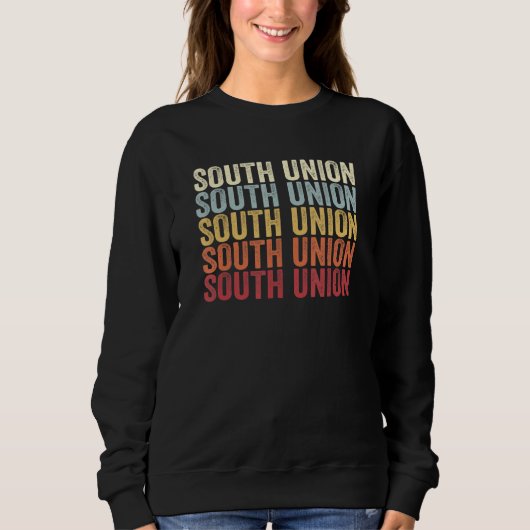 South Union Pennsylvania South Union PA Retro Vint Sweatshirt (Vorderseite)