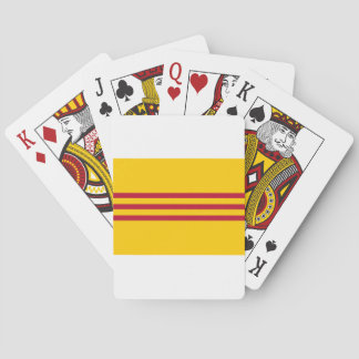 South Vietnamese Flag - Vietnam Cờ vàng ba sọ c đỏ Spielkarten