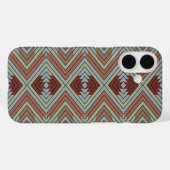 South West American Indian Style Patterned Art Case-Mate iPhone Hülle (Rückseite (Horizontal))