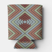 South West American Indian Style Patterned Art Dosenkühler (Rückseite)