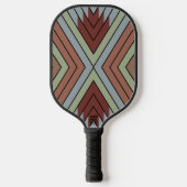 South West American Indian Style Patterned Art Pickleball Schläger (Vorderseite)