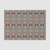 South West American Indian Style Patterned Art Seidenpapier (Vorderseite)