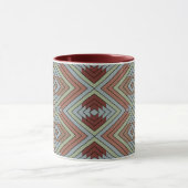 South West American Indian Style Patterned Art Tasse (Zentrum)