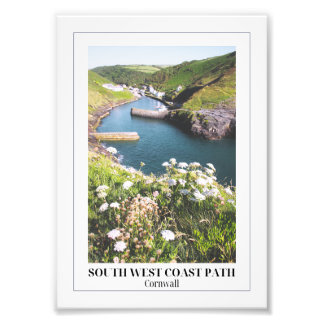 South West Coast Path, Boscastle, Cornwall Fotodruck