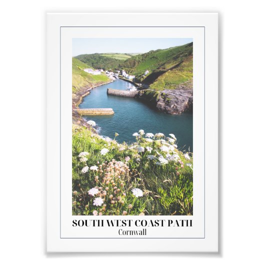 South West Coast Path, Boscastle, Cornwall Fotodruck (Vorne)