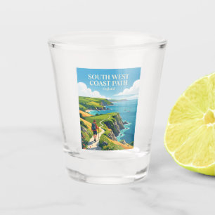 South West Coast Path, Cornwall Abschnitt England Schnapsglas
