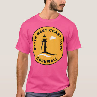 South West Coast Path Cornwall Landschaft Ende Thr T-Shirt