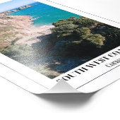 South West Coast Path, Porthcurno, Cornwall Fotodruck (Ecke)