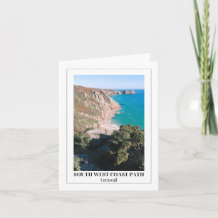 South West Coast Path, Porthcurno, Cornwall Karte