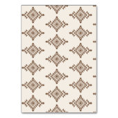 South Western Country Ranch Western Wedding Tischnummer (Rückseite)