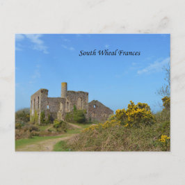 South Wheels Frances Mine Cornwall England Postkarte