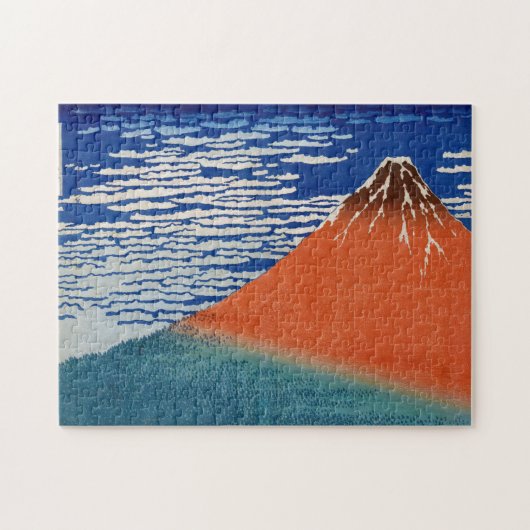 South Wind, Clear Weather, 1830-1833 von Hokusai Puzzle (Horizontal)