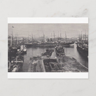 Southampton Docks 1905 Postkarte