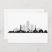 SOUTHAMPTON England fußball City Skyline Silhouett Postkarte (Vorne/Hinten)