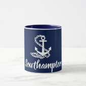 Southampton England - Maritime Style Tasse (Zentrum)