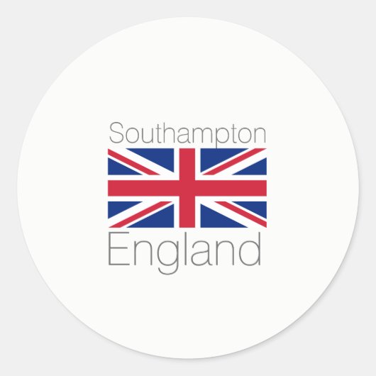Southampton, England Sticker (Vorderseite)