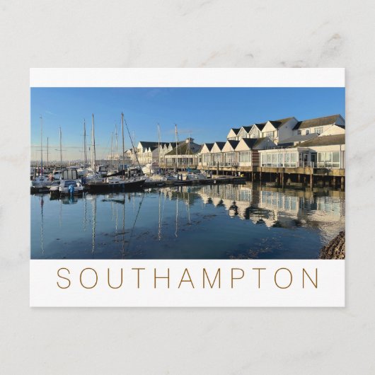 Southampton Feiertagspostkarte (Vorderseite)