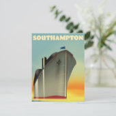 Southampton Kreuzfahrtschiff Reiseplakat (Stehend Vorderseite)