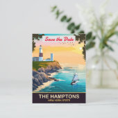 Southampton, Leuchtturm an der Küste, Save The Date (Stehend Vorderseite)