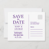 Southampton, Leuchtturm an der Küste, Save The Date (Rückseite)