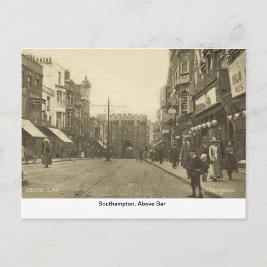 Southampton, oberhalb von Bar Postkarte (Vorderseite)