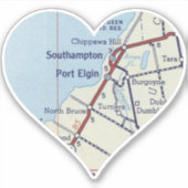 Southampton Ontario Aufkleber (Vorderseite)