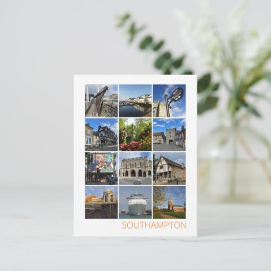 Southampton Postkarte (Stehend Vorderseite)