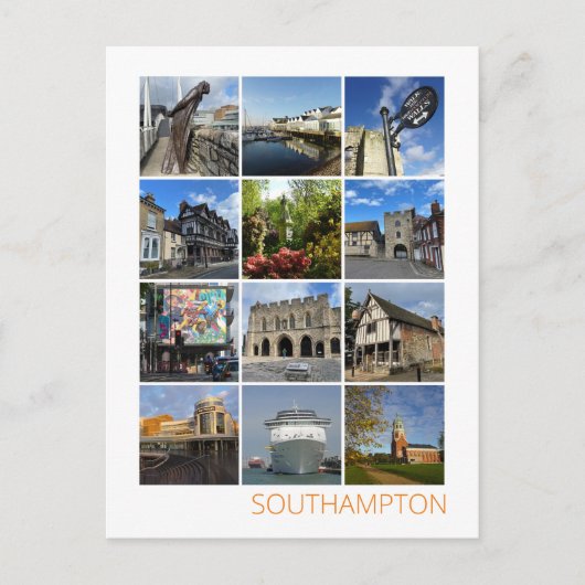 Southampton Postkarte (Vorderseite)