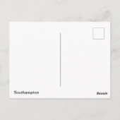 Southampton Postkarte (Rückseite)
