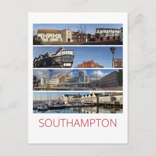 Southampton Postkarte (Vorderseite)