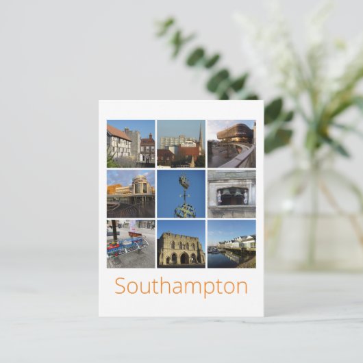 Southampton Postkarte (Stehend Vorderseite)