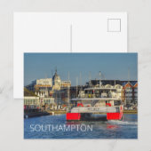 Southampton Postkarte (Vorne/Hinten)