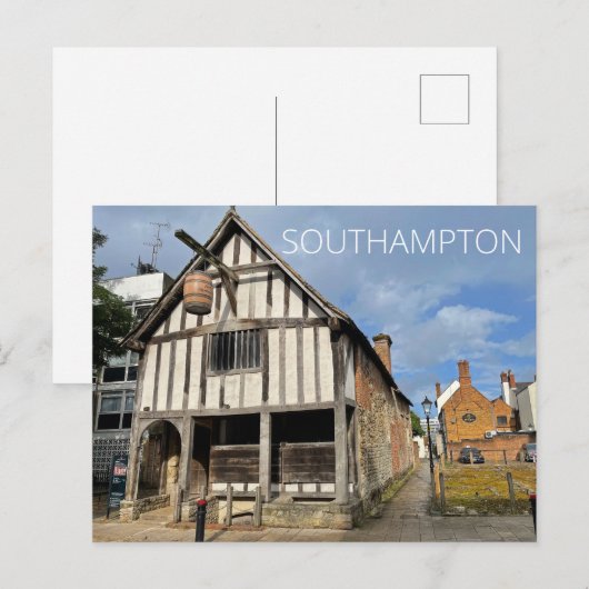 Southampton Postkarte (Vorne/Hinten)