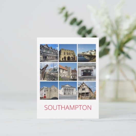 Southampton Postkarte (Stehend Vorderseite)