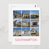 Southampton Postkarte (Vorne/Hinten)