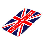 Southampton UK Flag Magnet (Linke Seite)
