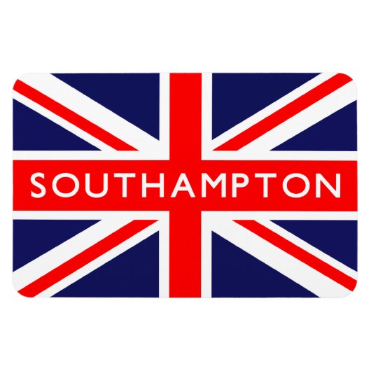 Southampton UK Flag Magnet (Horizontal)