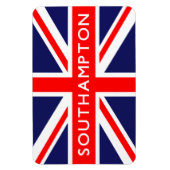 Southampton UK Flag Magnet (Vertikal)