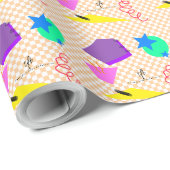 Southaven Throwback! Geometrische Muster 1 Geschenkpapier (Rolleneckpunkt)