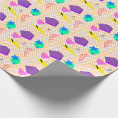 Southaven Throwback! Geometrische Muster 1 Geschenkpapier (Ecke)