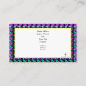 Southaven Throwback! Geometrische Muster 3 Visitenkarte (Rückseite)