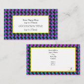 Southaven Throwback! Geometrische Muster 3 Visitenkarte (Vorne/Hinten)