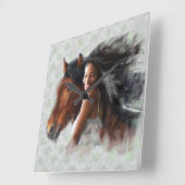 SOUTHBOUND - Wall-Uhr Quadratische Wanduhr (Winkel)