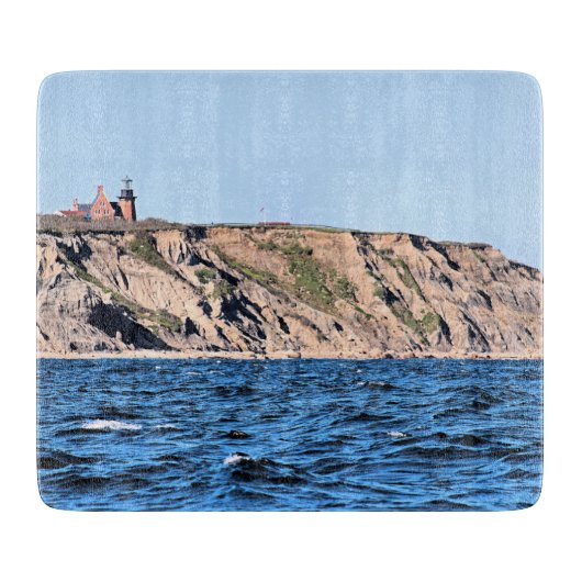 Southeast Lighthouse Block Island RI Cutting Board Schneidebrett (Vorderseite)