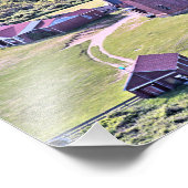 Southeast Lighthouse, Block Island RI Foto Print (Ecke)