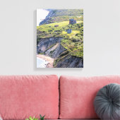 Southeast Lighthouse, Block Island Wrapped Canvas Leinwanddruck (Insitu (Wohnzimmer))