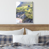 Southeast Lighthouse, Block Island Wrapped Canvas Leinwanddruck (Insitu (Schlafzimmer))